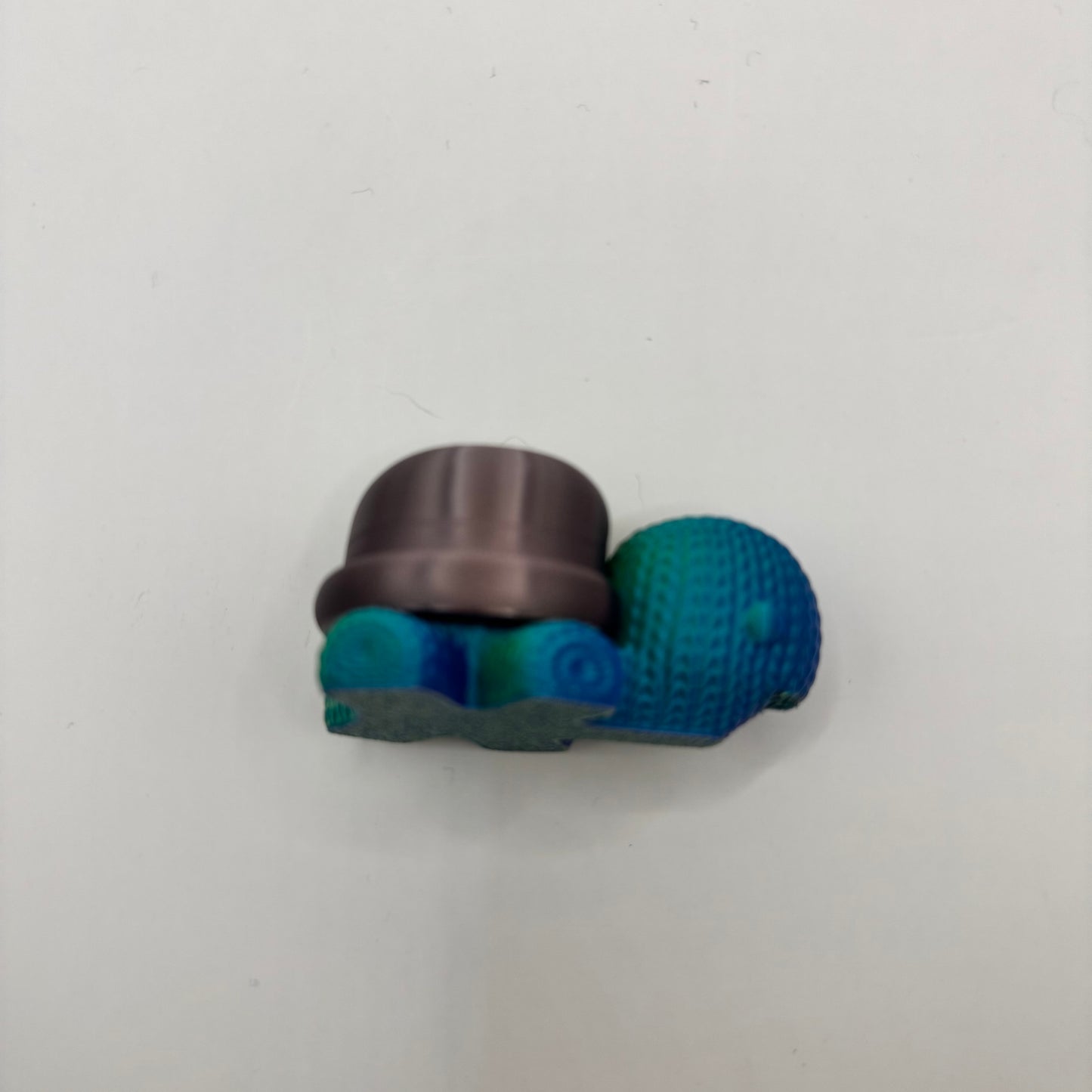 Knitted Turtle with transferable shell